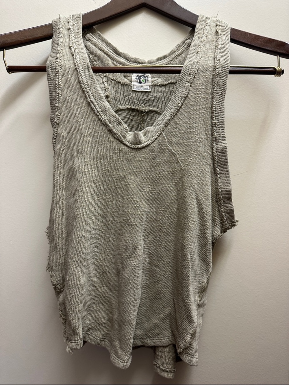Oversized v neck Tank top “We The Free" collection by Free People.